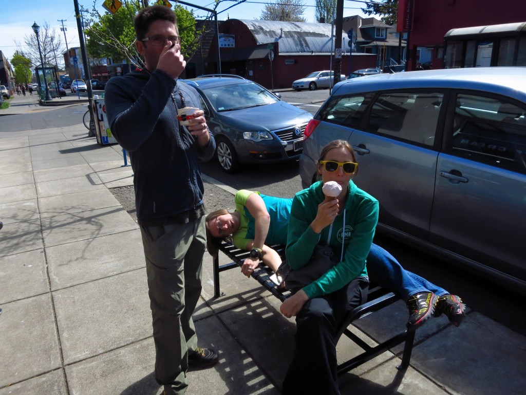 Recovery done right in Portland, brunch, ice cream and naps, 4/2/16.