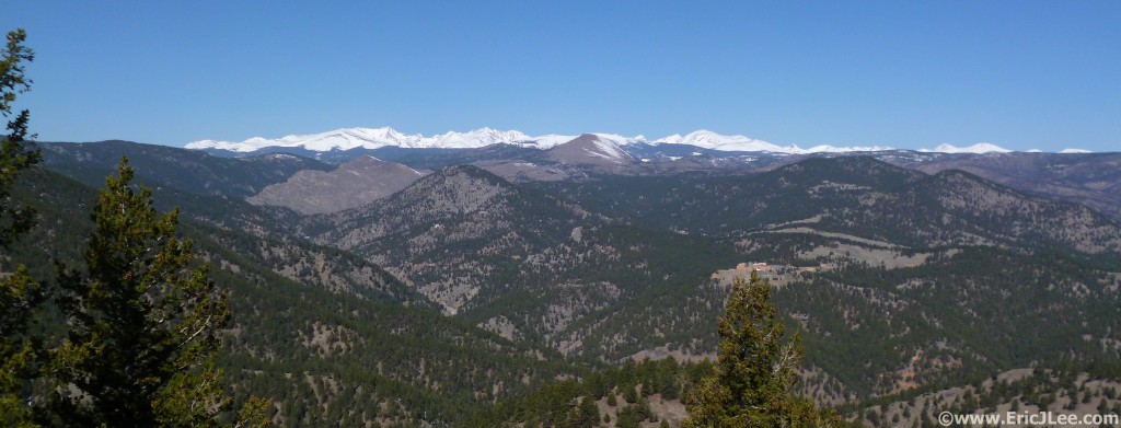 View of the Indian Peaks Wilderness from Flagstaff Mt.