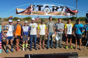 The Top 9 finishers at the 2013 Canyon de Chelly 55k.