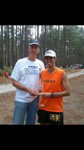 Accepting my 2nd place award at the 2014 Mississippi 50.