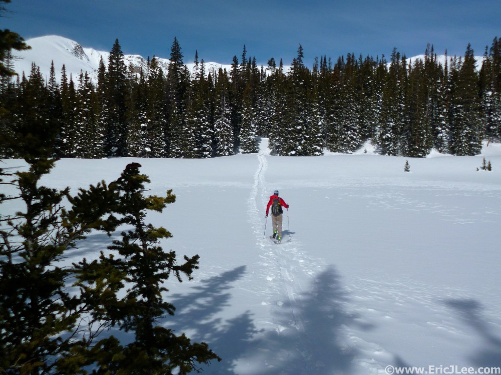 A little post-race recovery on 3/9/14, ski touring near Rollins Pass in the CO high country.
