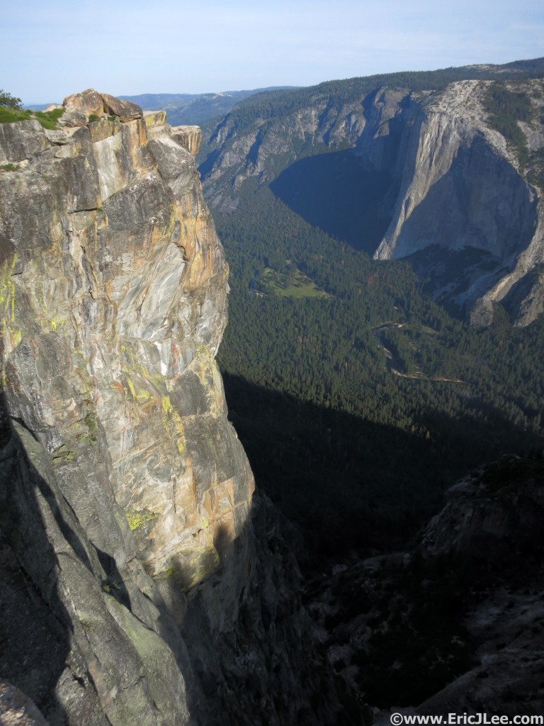Looking down into the Valley and at the Nose of El Cap from Taft Point.