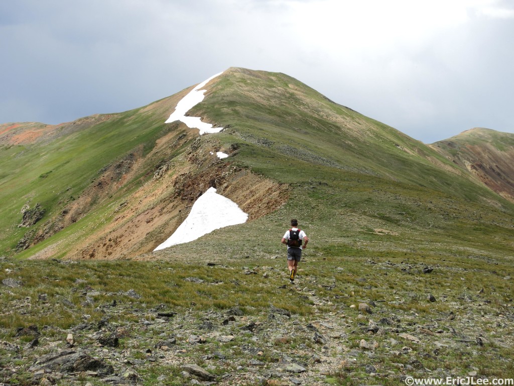High altitude ridge running near Guanella Pass.