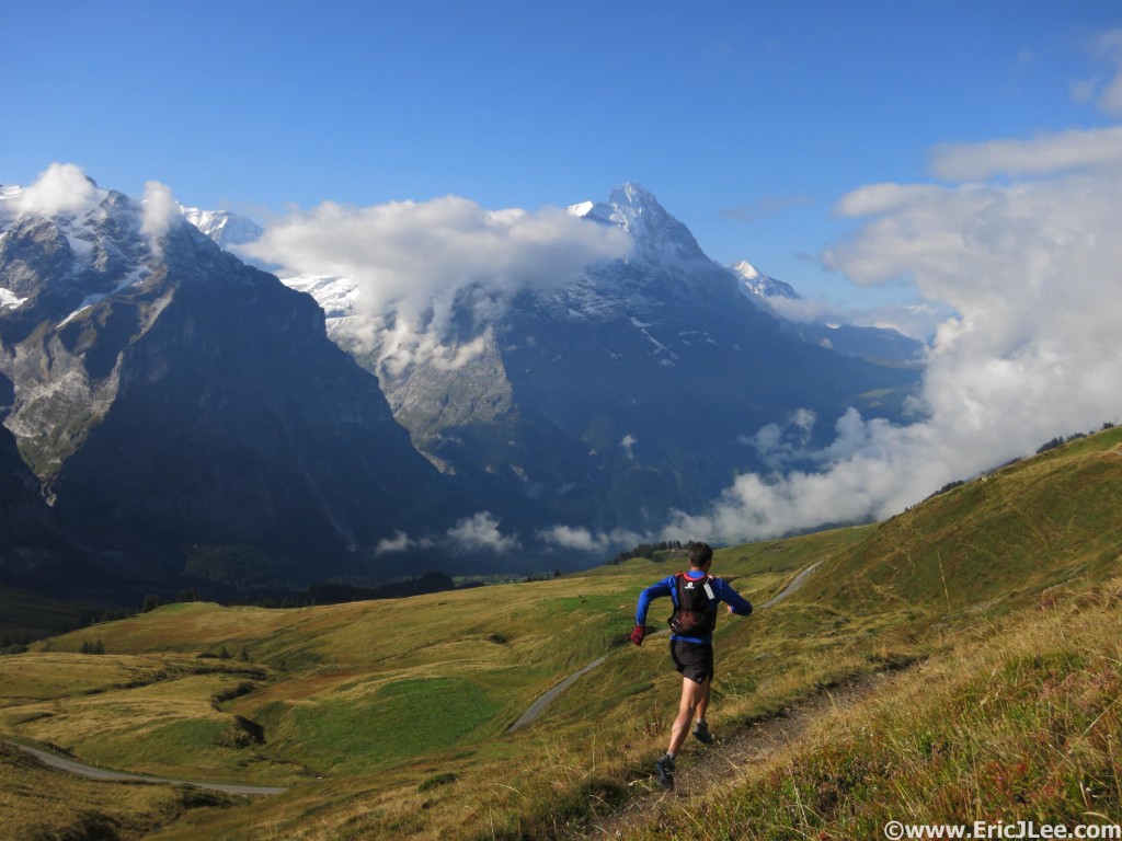 Six days after finishing UTMB my legs felt way too good not to get out and enjoy Gindelwald and views of the Eiger.