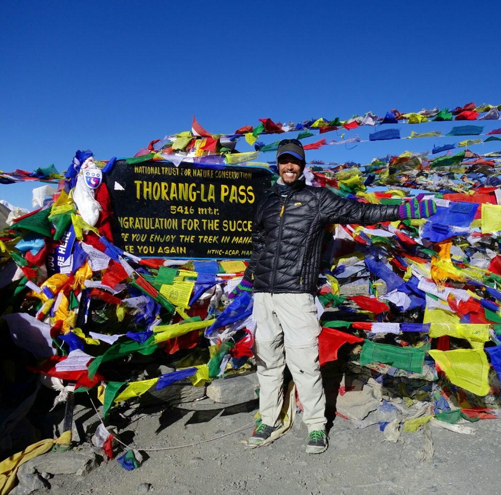 Thorang La Pass, new elevation high point for me along the Annapurna Circuit.