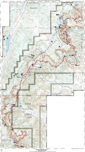 Trans Bryce Canyon map.
