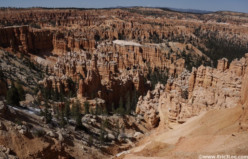Our first view of Hoodoo heaven between Bryce Point and Sunrise Point.